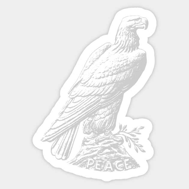 American Eagle 1921 (Silver Dollar) - Silver Sticker by DTECTN